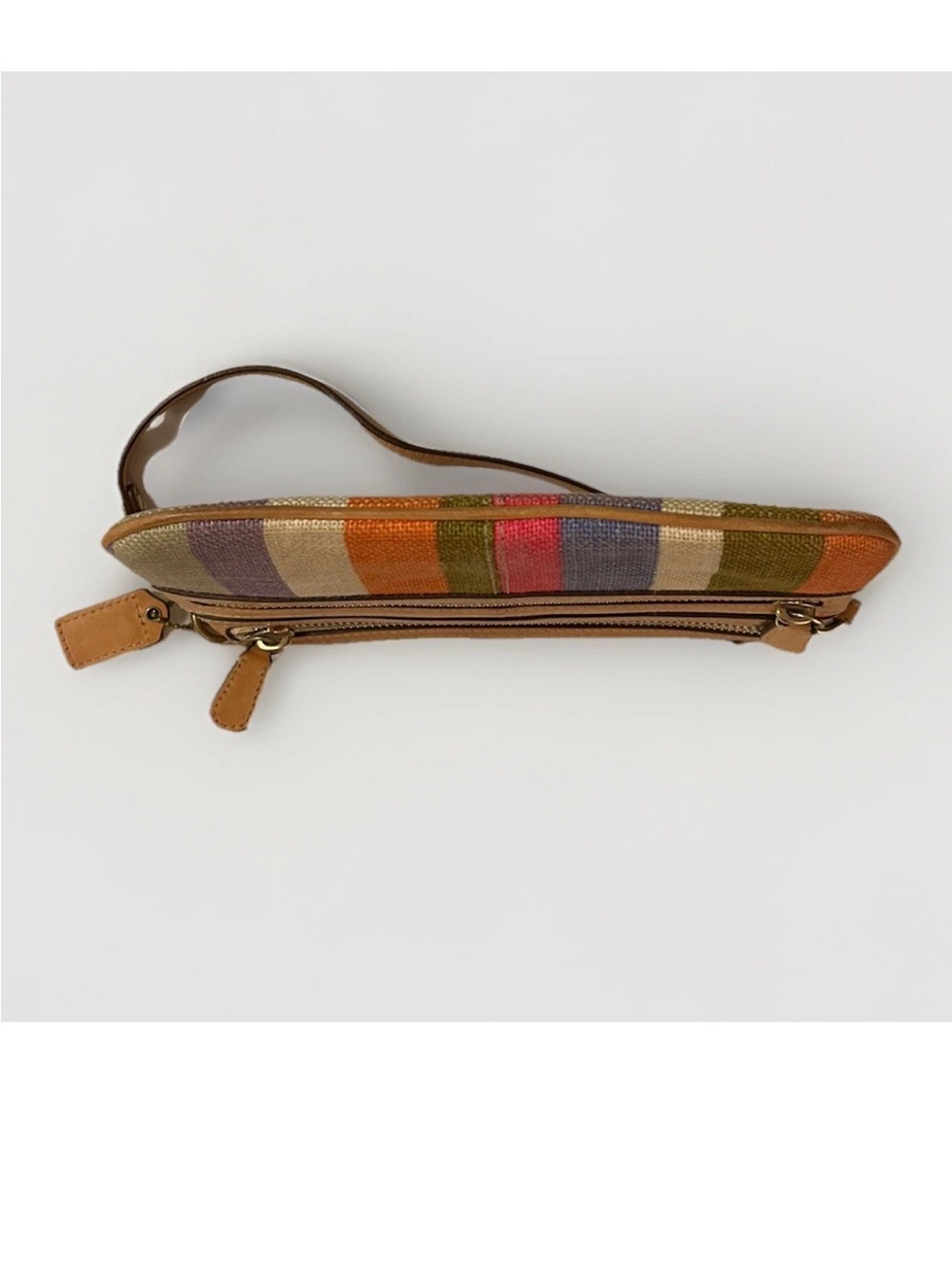 Coach Hamptons 10th Anniversary Archive Shoulder Bag/Lg. Wristlet Set, Leather - Picture 12 of 14